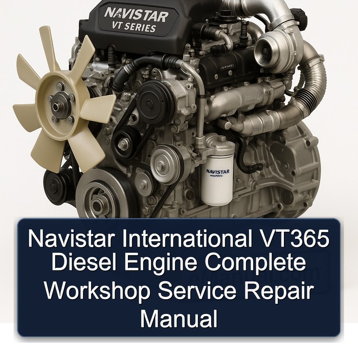 Manual de Reparación Completo del Motor Diesel Navistar International VT365