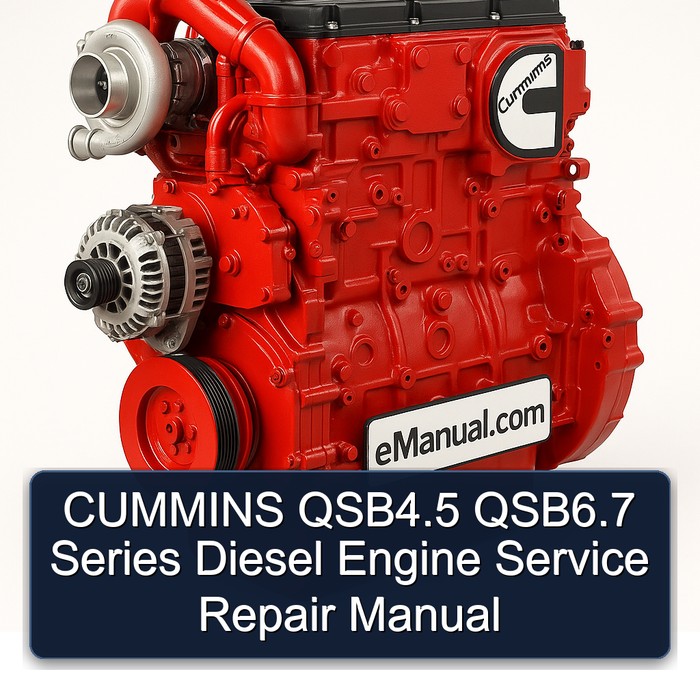 CUMMINS QSB4.5 QSB6.7 Series Diesel Engine Service Repair Manual 