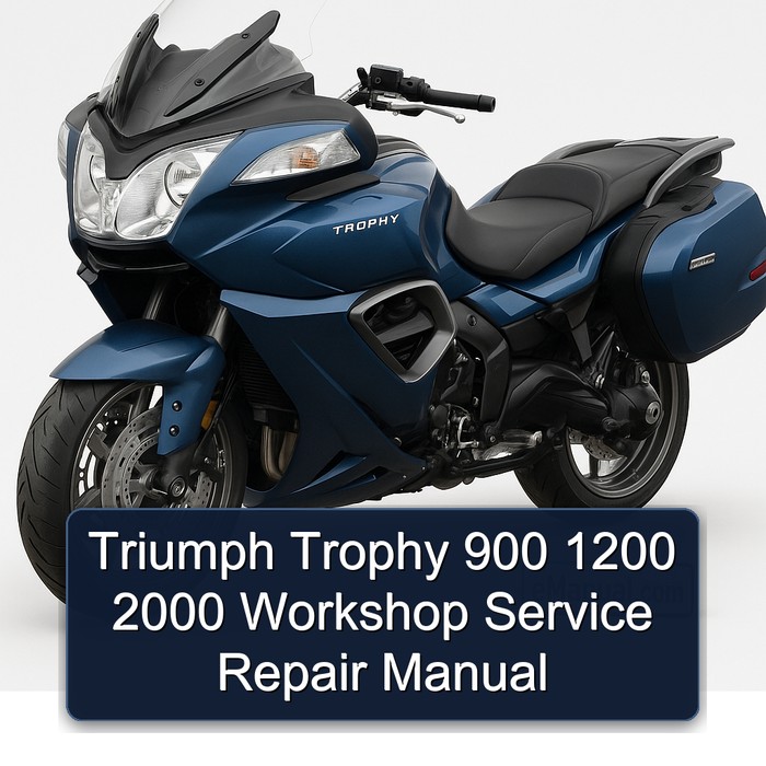 Triumph Trophy 900 1200 2000 Workshop Manual de servicio y reparación