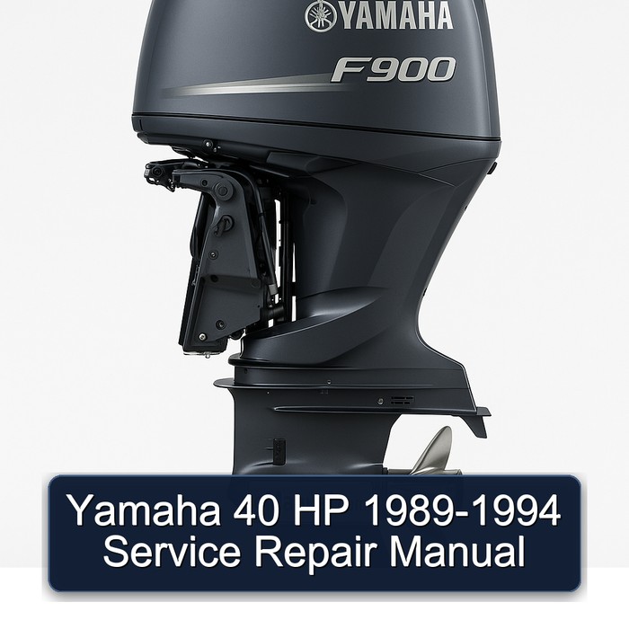Yamaha 40 HP 1989-1994 Service Repair Manual