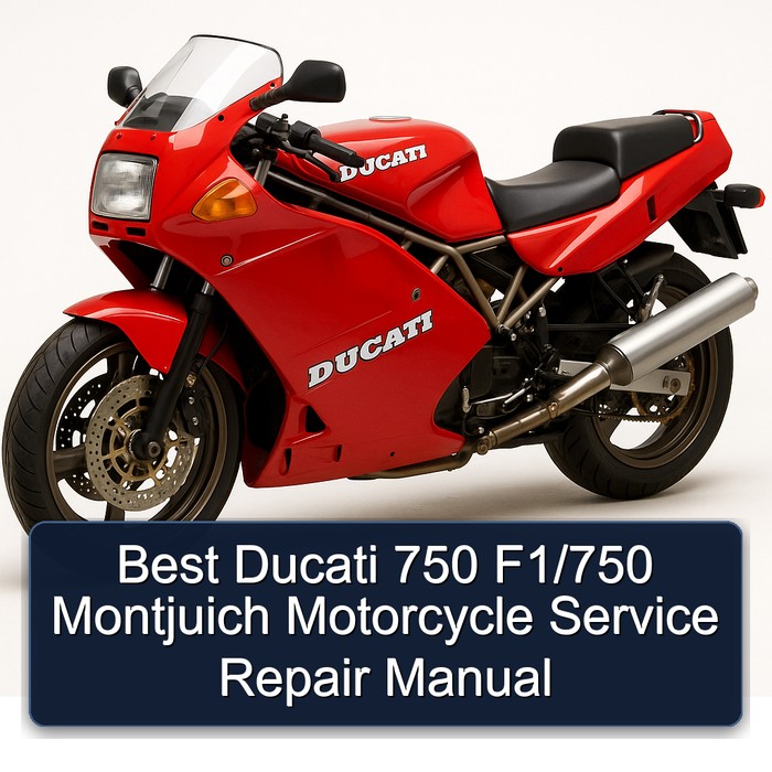 Best Ducati 750 F1/750 Montjuich Motorcycle Manual de servicio y reparación