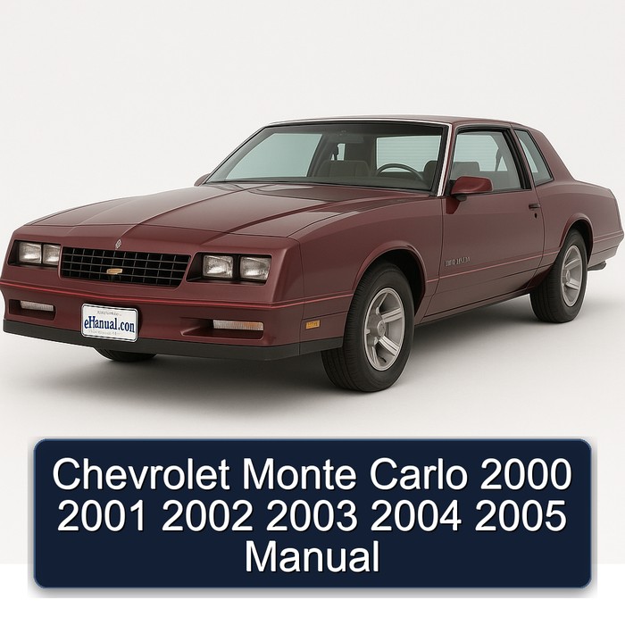 Chevrolet Monte Carlo 2000 2001 2002 2003 2004 2005 Manual