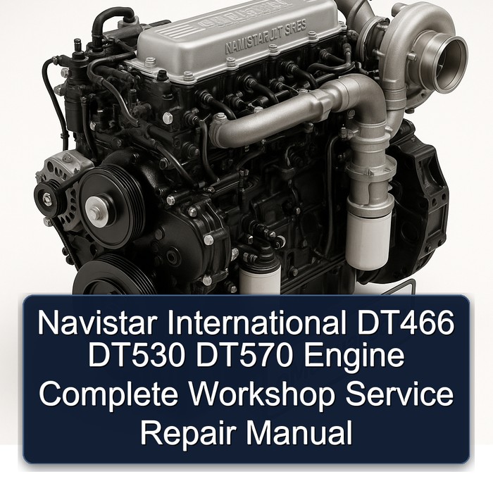 Manual de Reparación y Servicio de Taller Completo para Motores Navistar International DT466 DT530 DT570