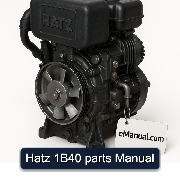 Hatz 1B40 Ersatzteilhandbuch