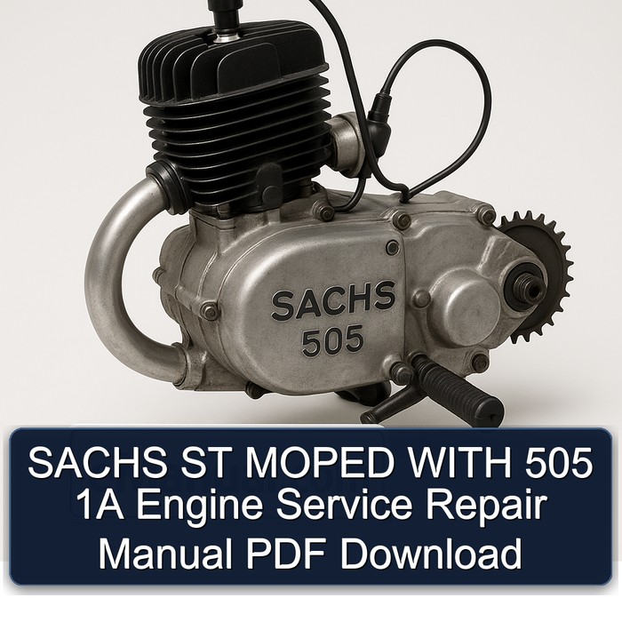 Sachs ST Moped 505 1A Service- und Reparaturhandbuch (PDF)