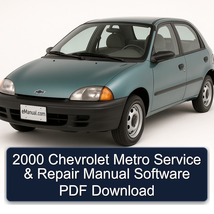 2000 Chevrolet Metro Manual de servicio y reparación Software PDF Download