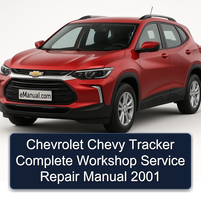 Chevrolet Chevy Tracker Manual completo de servicio y reparación del taller 2001