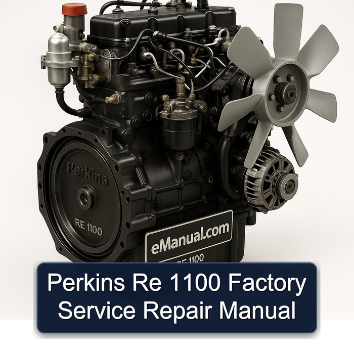 Manual de Reparación de Servicio de Fábrica Perkins Re 1100