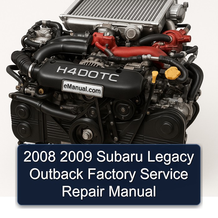 2008 2009 Subaru Legacy Outback Factory Service Repair Manual