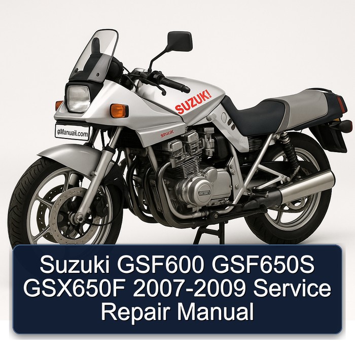 Suzuki GSF600 GSF650S GSX650F 2007-2009 Manual de servicio y reparación