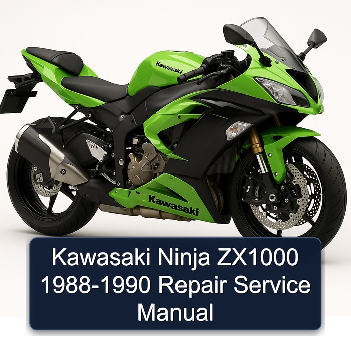 Kawasaki Ninja ZX1000 1988-1990 Repair Service Manual