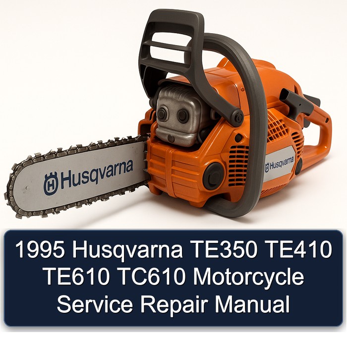 1995 Husqvarna TE350 TE410 TE610 TC610 Motorcycle Service Repair Manual