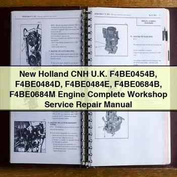 New Holland Cnh F4BE0454B-F4BE0684M Engine Workshop Service Repair Manual PDF Download