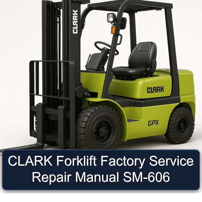 Manual de Reparación y Servicio de Carretillas Elevadoras CLARK - SM-606