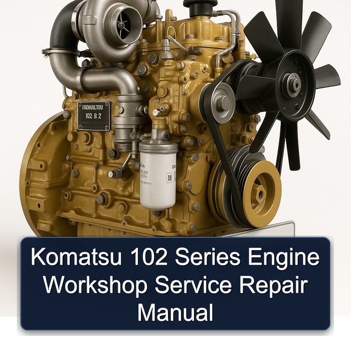 Komatsu 102 Series Engine Workshop Service Repair Manual 