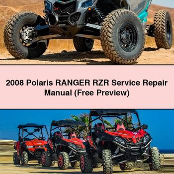 2008 Polaris RANGER RZR Manual de servicio y reparación (Free Preview)