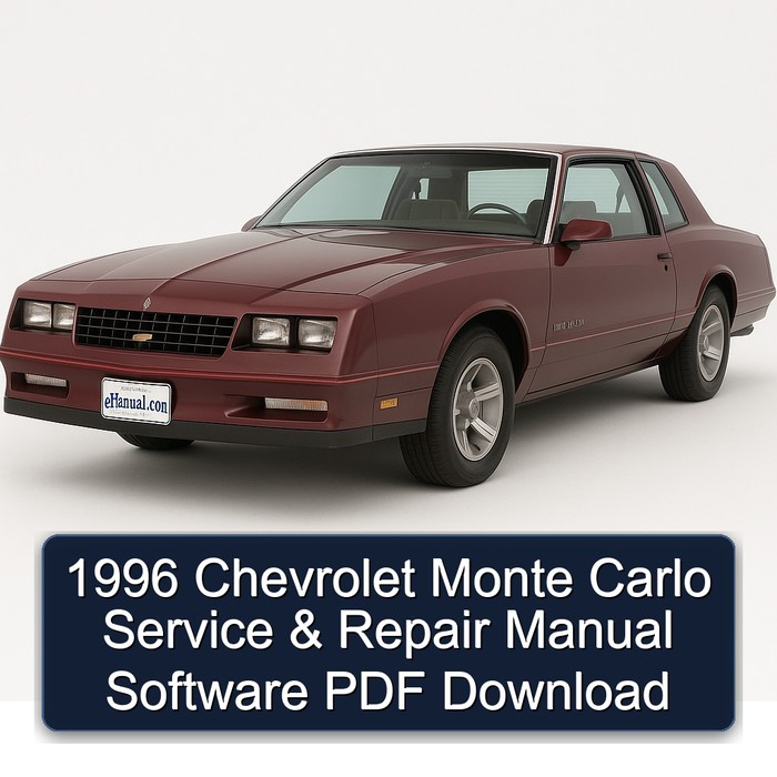 1996 Chevrolet Monte Carlo Service & Repair Manual Software PDF Download