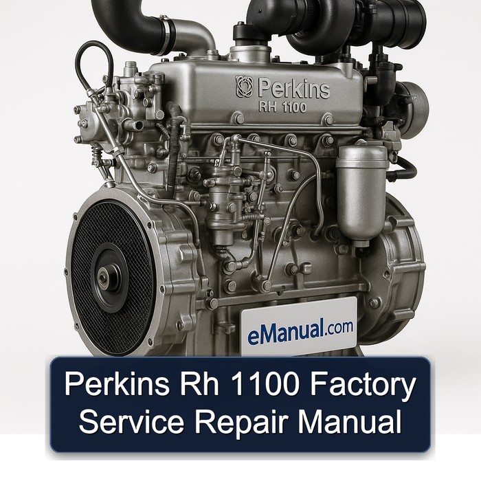 Manual de Servicio y Reparación Perkins Rh 1100 de Fábrica