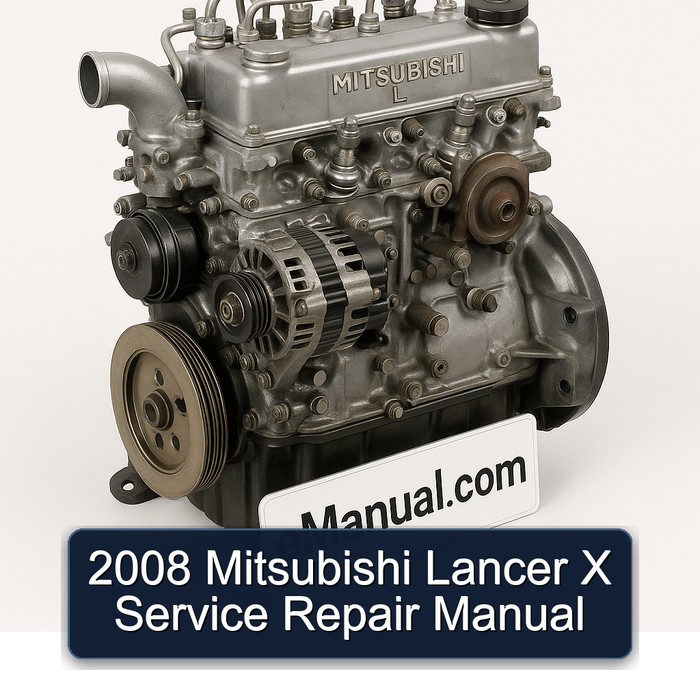 2008 Mitsubishi Lancer X Manual de servicio y reparación
