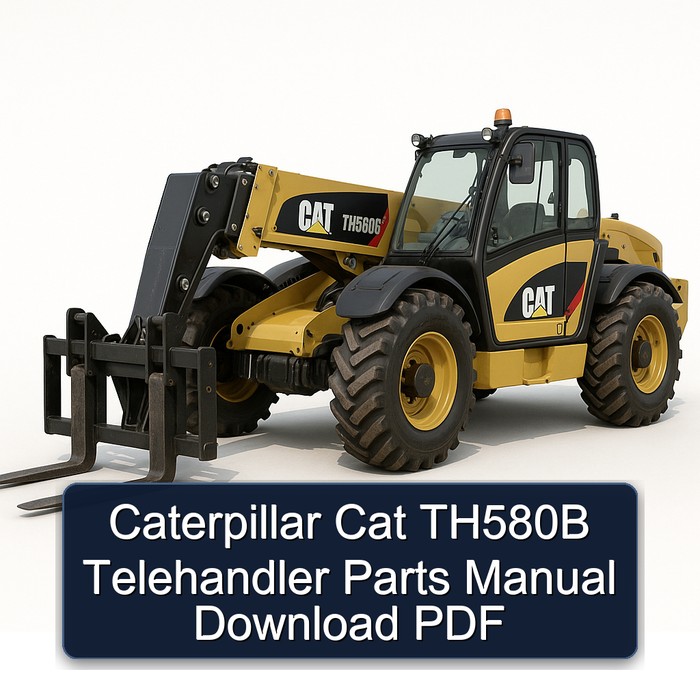 Caterpillar Cat TH580B Telehandler Parts Catalog PDF Download