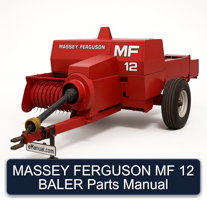 MASSEY FERGUSON MF 12 BALER Parts Manual 