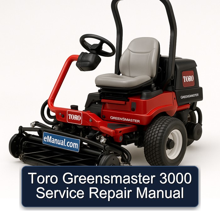 Toro Greensmaster 3000 Service- und Reparaturhandbuch