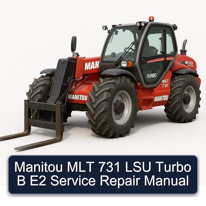 Manitou Mlt 731 Lsu Turbo B E2 Workshop Service Repair Manual PDF Download
