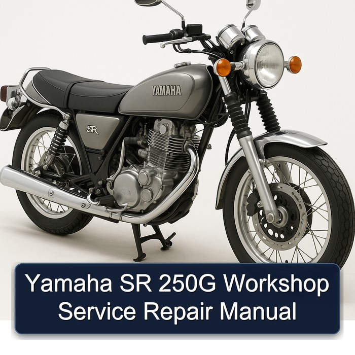 Yamaha SR 250G Workshop Service Repair Manual