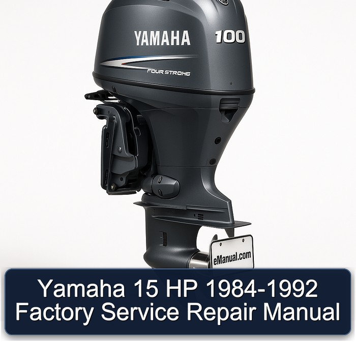 Yamaha 15 HP 1984-1992 Factory Service Repair Manual 