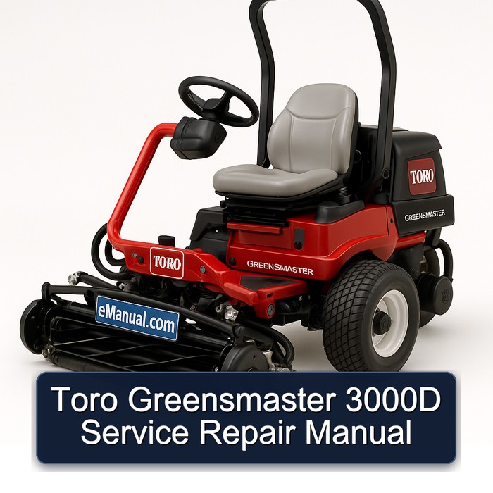 Toro Greensmaster 3000D Service Repair Manual
