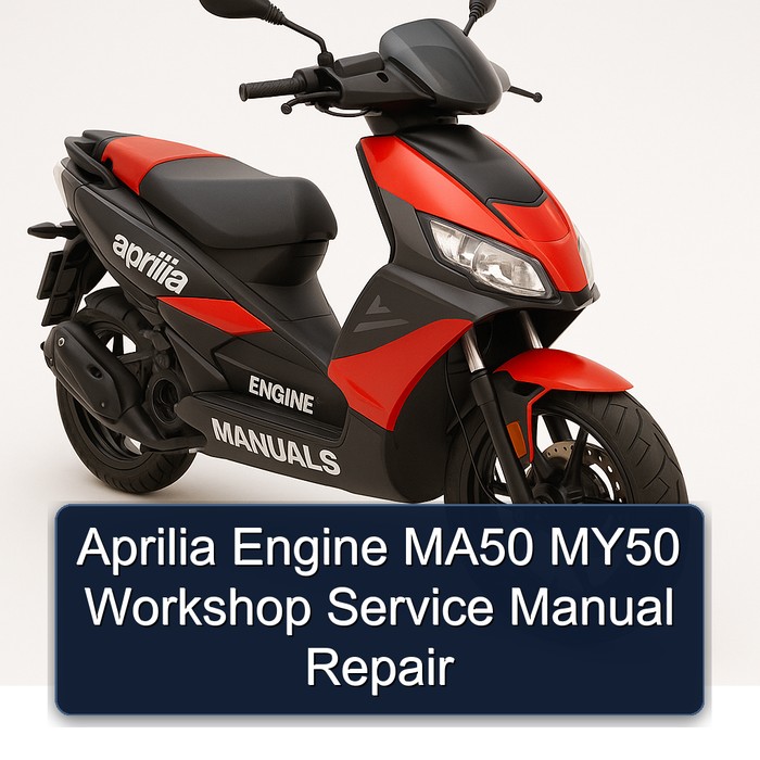Aprilia Engine MA50 MY50 Workshop Service Manual Repair