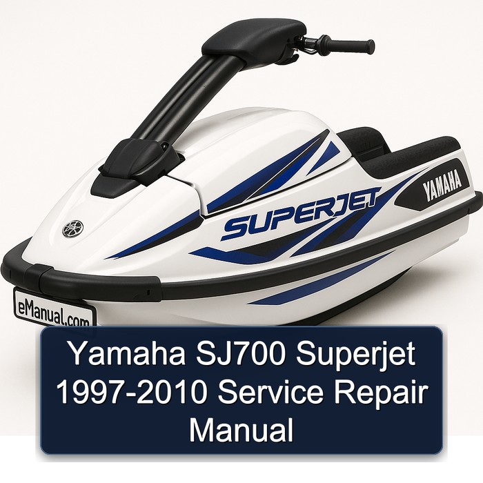 Yamaha SJ700 Superjet 1997-2010 Service Repair Manual 