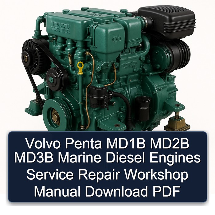 Volvo Penta MD1B MD2B MD3B Marine Diesel Engines Service Repair Workshop Manual Download PDF