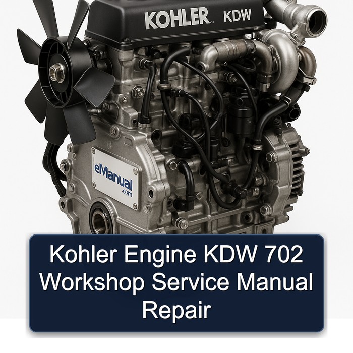 Kohler Engine KDW 702 Workshop Service Manual Repair