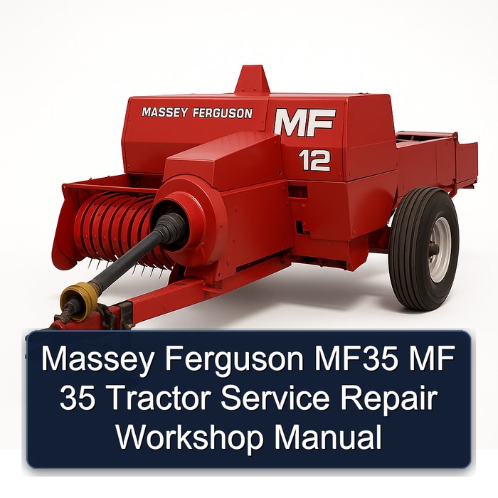 Massey Ferguson MF35 MF 35 Tractor Service Repair Workshop Manual