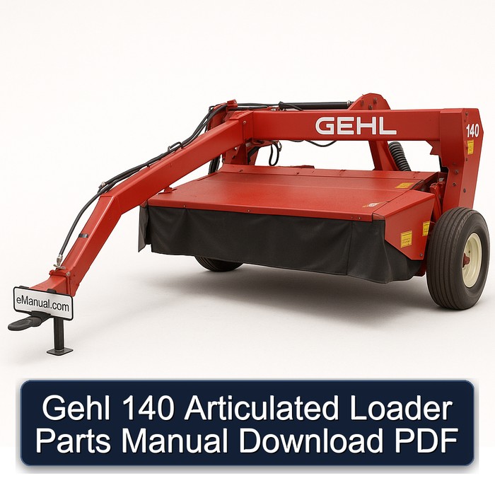 Gehl 140 Knicklader Teilehandbuch PDF