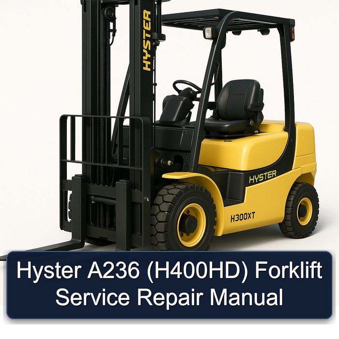 Manual de Servicio y Reparación de la Carretilla Elevadora Hyster A236 (H400HD)