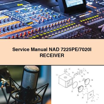 Manual de servicio y reparación NAD 7225PE/7020I Receiver
