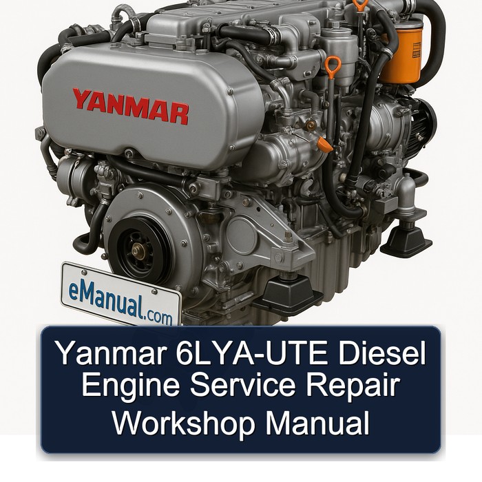 Yanmar 6LYA-UTE Diesel Engine Service Repair Workshop Manual 