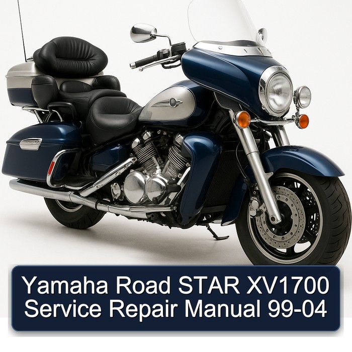 Yamaha Road STAR XV1700 Manual de servicio y reparación 99-04
