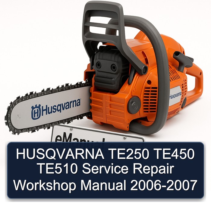 HUSQVARNA TE250 TE450 TE510 Service Repair Workshop Manual 2006-2007