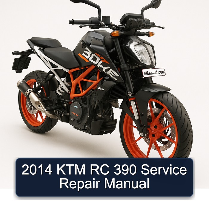 2014 KTM RC 390 Manual de servicio y reparación