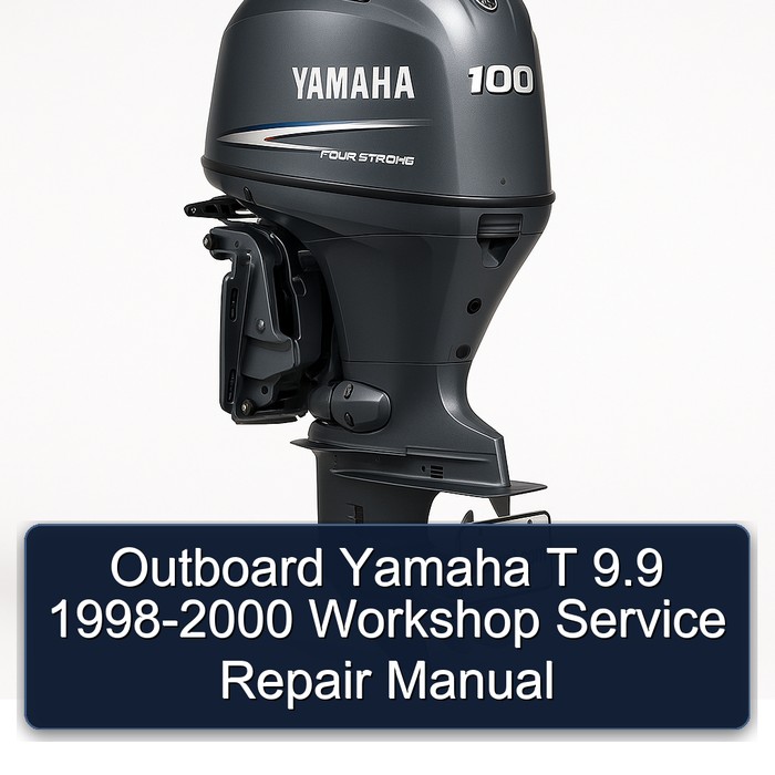 Outboard Yamaha T 9.9 1998-2000 Workshop Service Repair Manual 