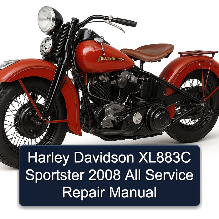 Harley Davidson XL883C Sportster 2008 All Service Repair Manual