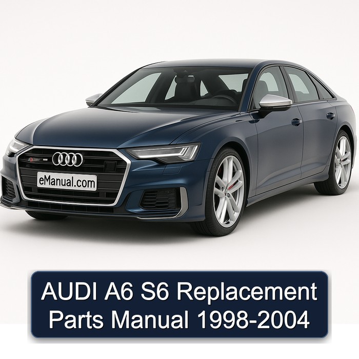 AUDI A6 S6 Replacement Parts Manual 1998-2004