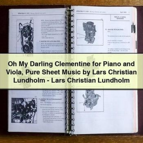 Oh My Darling Clementine for Piano and Viola Pure Sheet Music by Lars Christian Lundholm - Lars Christian Lundholm PDF Download
