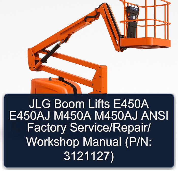 Jlg Boom Lifts E450A E450AJ M450A M450AJ Ansi // (P/N: 3121127) Workshop Service Repair Manual PDF Download