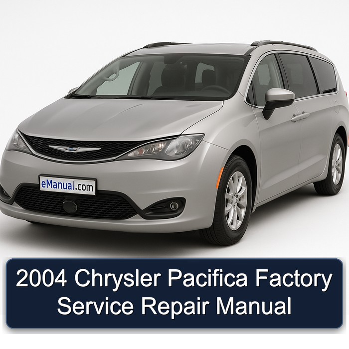 2004 Chrysler Pacifica Factory Manual de servicio y reparación