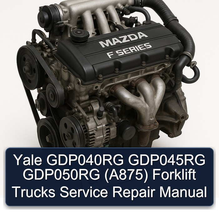 Yale GDP040RG GDP045RG GDP050RG (A875) Forklift Trucks Manual de servicio y reparación