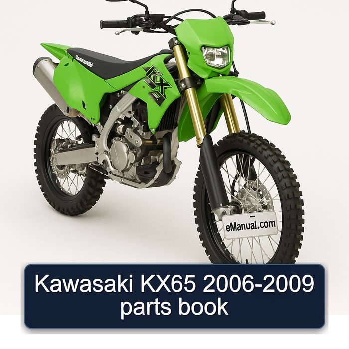 Kawasaki KX65 2006-2009 parts book